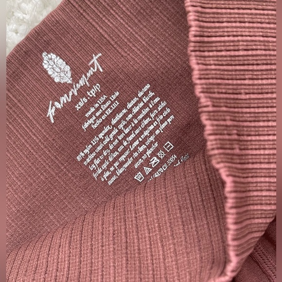 Free People Good Karma Running Shorts Nutmeg Size XS/S NWOT $48 - Picture 9 of 9